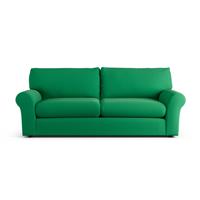 Habitat Molton Fabric 4 Seater Sofa - Emerald Green