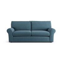 Habitat Molton Fabric 3 Seater Sofa - Blue