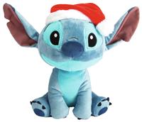 Disney Stitch With Santa Hat 25cm Soft Toy