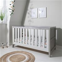 Tutti Bambini Modena Cot Bed Grey - Ash White