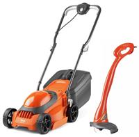 Flymo Corded 1000W Lawnmower and 230W Grass Trimmer Set