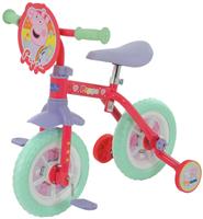 Peppa Pig 10 inch 2-in-1 Balance and Beginner Bike