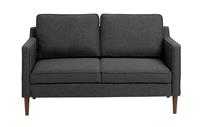 Argos Home Knox Fabric 2 Seater Sofa - Charcoal