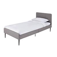 Argos Home Kristopher Single Fabric Bed Frame - Grey