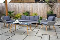 Norfolk Leisure Midori 5 Seater Garden Sofa Set - Grey