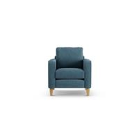 Habitat Flint Fabric Armchair - Blue