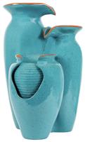 Streetwize Garden Azure Grecian Pots Solar Water Feature