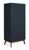 Habitat Pimlico 2 Door 2 Drawer Wardrobe - Blue