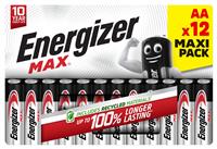 Energizer Max Alkaline AA Batteries - Pack of 12