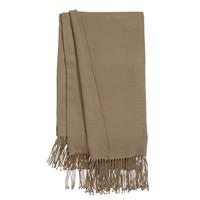 Habitat Mirage Plain Throw - Brown - 125x150cm