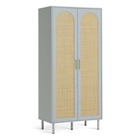 Habitat Monica 2 Door Wardrobe - Grey