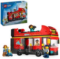 LEGO City Red Double-Decker Sightseeing Bus Toy Set 60407