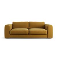 Habitat Ayr Fabric 4 Seater Sofa - Gold