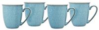 Denby Elements Set of 4 Stoneware Mugs - Blue