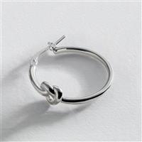 Revere Sterling Silver Knot Hoop Earrings