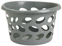 Home Essentials 30 Litre Laundry Basket - Grey