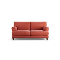 Habitat Askem Fabric 2 Seater Sofa - Papaya - Dark Leg