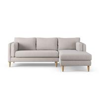 Habitat Newington Right Hand Corner Sofa - Natural -Ash Leg