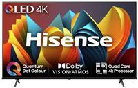 Hisense 75 Inch 75E7NQTUK Smart 4K UHD HDR QLED Freely TV