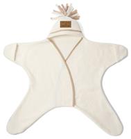 Clair De Lune Fleece Wrap Blanket - Cream
