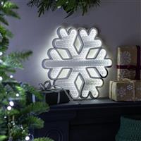 Habitat Tunnel Effect Snowflake Christmas Decoration