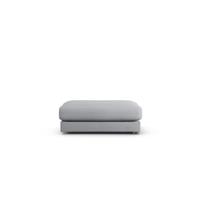 Habitat Ayr Fabric Footstool - Grey - Ash Leg