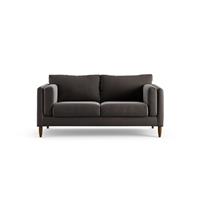Habitat Newington Fabric 2 Seater Sofa - Grey - Dark Leg