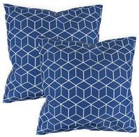 Streetwize Cube Blue Outdoor Cushions - Pack of 4