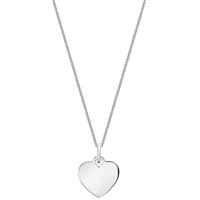Revere Sterling Silver Personalised Heart Pendant