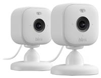 Blink Mini 2 Plug-In CCTV Smart Security Camera White 2 Pack