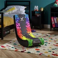 X Rocker Prism Video Rocker Junior Gaming Chair - Neon