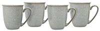 Denby Elements Set of 4 Stoneware Mugs - Grey