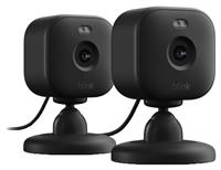 Blink Mini 2 Plug-In CCTV Smart Security Camera Black 2 Pack