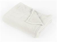 Argos Home Super Soft Fleece Throw - Cream - 150x200cm