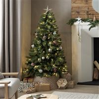 Habitat 6ft Pre lit Mixed Cashmere Christmas Tree