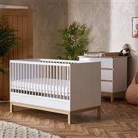 Obaby Astrid 2 Piece Nursery Furniture Set - White