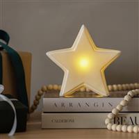 Habitat White Light Up Star Christmas Decoration