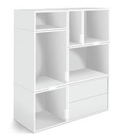 Habitat Rubrics Modular Large Bookcase - White