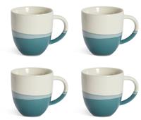 Habitat Dipped Set of 4 Stoneware Mugs