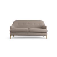 Habitat Frome Fabric 2 Seater Sofa - Mocha - Ash Leg
