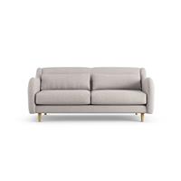 Habitat Turnmill Fabric 2 Seater Sofa - Natural - Ash Leg