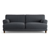 Habitat Askem Fabric 3 Seater Sofa - Charcoal - Dark Leg
