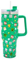 Hox Minecraft Black And Green Travel Cup - 1200ml