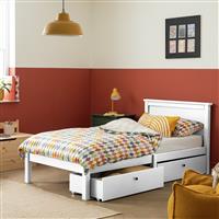 Habitat Brooklyn Single Bed Frame and Drawer - White