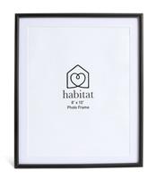 "Habitat Skinny Black Metal Picture Frame - 8x10"""