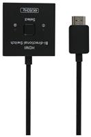 2 Way Manual HDMI Selector - Black