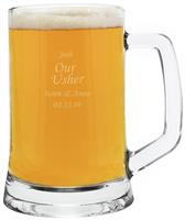 Personalised Message Engraved Pint Stern Tankard Glass