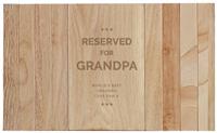 Personalised Message Reserved For Wooded Sofa Tray