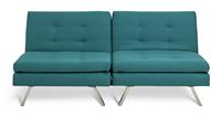 Argos Home Duo Fabric Clic Clac Sofa Bed - Teal