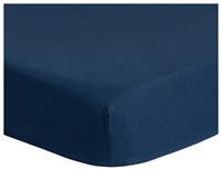 Home Essentials Soft Touch Navy Fitted Sheet - King size